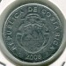 Монета Коста-Рика 10 колонов 2008 год.