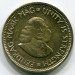Монета ЮАР 1/2 цента 1961 год.