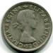 Монета Австралия 1 шиллинг 1954 год.