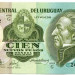Банкнота Уругвай 100 песо 1987 год.