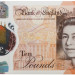 Банкнота Великобритания 10 фунтов 2016 год.