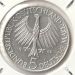 Германия 5 марок 1964 г. 150 лет со дня смерти Иоганна Готлиба Фихте J