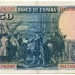 Банкнота Испания 50 песет 1928 год.