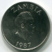 Монета Замбия 10 нгвей 1987 год.