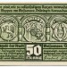 Банкнота Вайсензе 50 пфеннигов 1921 год.