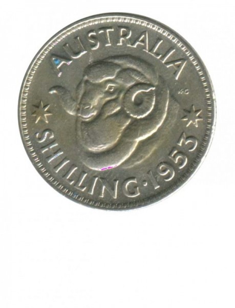 Австралия 1 шиллинг 1953 г.