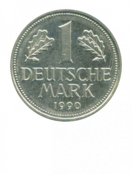 ФРГ 1 марка 1990 г.  J