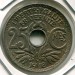 Монета Франция 25 сантимов 1918 год.