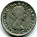 Монета Австралия 1 шиллинг 1954 год.