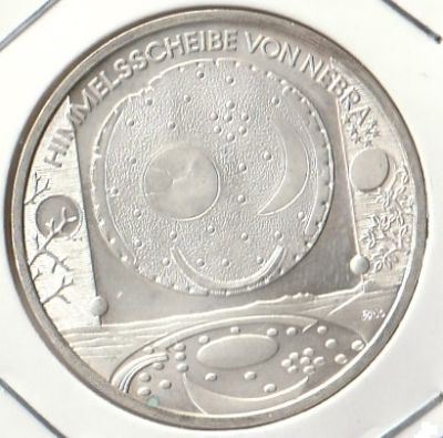 Германия 10 евро 2008 г. Небесный диск из Небры