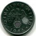 Монета Германия 5 рейхспфеннигов 1941 год. F