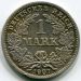 Монета Германия 1 марка 1907 год. D