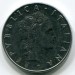 Монета Италия 50 лир 1979 год.