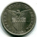 Монета Филиппины 1 песо 1909 год. Оккупация США.