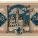 Банкнота город Алленштейн 50 пфеннигов 1921 год.