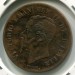 Монета Италия 5 чентезимо 1861 год. М