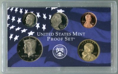 США годовой набор из 5-ти монет 2007 год. S