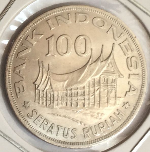 Монета Индонезия 100 рупий 1978 год