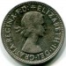 Монета Австралия 1 шиллинг 1961 год.