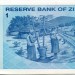 Банкнота Зимбабве 1 доллар 2009 год.