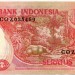 Банкнота Индонезия 100 рупий 1977 год.