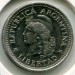 Монета Аргентина 20 сентаво 1959 год.