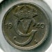 Монета Швеция 10 эре 1940 год.