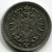 Монета Германия 50 пфеннигов 1876 год. E