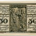 Банкнота город Тегернзе 30 пфеннигов 1921 год.