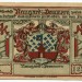 Банкнота Новогард 1 марка 1922 год.