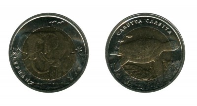 Турция, набор монет Красная книга 1 лира 2009 г.