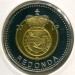 Монета Редонда 10 долларов 2009 год.