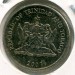 Монета Тринидад и Тобаго 10 центов 2007 год.