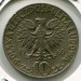 Монета Польша 10 злотых 1969 год. Николай Коперник
