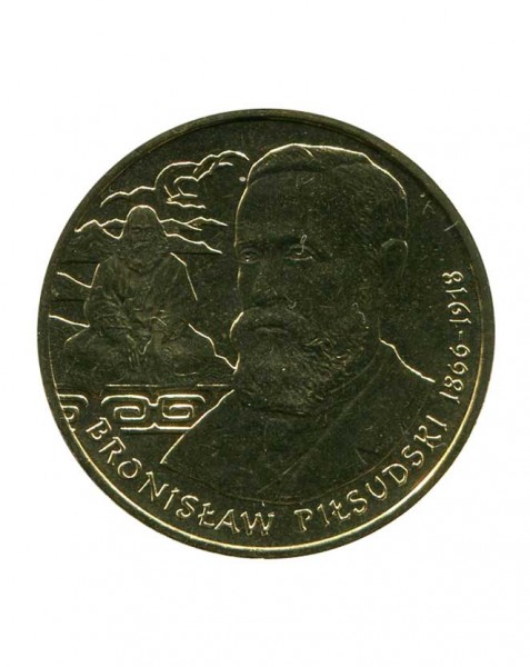 2 злотых, Бронислав Пилсудский, этнограф 2008 г.