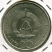 Монета ГДР 20 марок 1972 год. Первый президент ГДР - Вильгельм Пик.