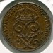 Монета Швеция 1 эре 1938 год.