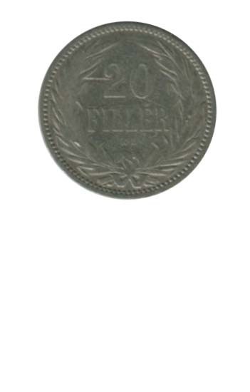 Венгрия 20 филлеров 1893 г.