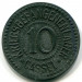 Монета Кассель 10 пфеннигов 1918 год. Лагеря военнопленных. Нотгельд