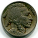 Монета США 5 центов 1937 год. D