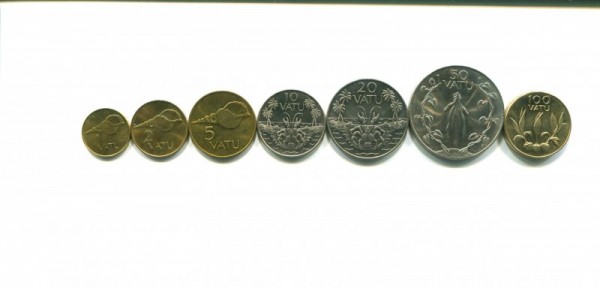 Вануату набор 7 монет