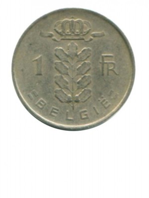 Бельгия 1 франк 1952 г.