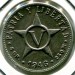Монета Куба 5 сентаво 1946 год.