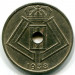 Монета Бельгия 25 сантимов 1938 год.