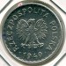 Монета Польша 1 злотый 1949 год.