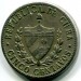 Монета Куба 5 сентаво 1960 год.