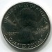 Монета США 25 центов 2019 год. P, Американский Мемориальный Парк.