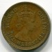 Монета Гонконг 5 центов 1965 год.