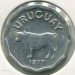 Монета Уругвай 5 сентесимо 1977 год.