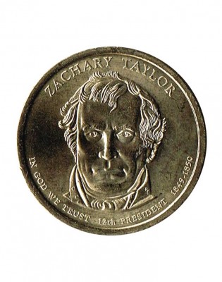 США, 1 доллар, 12-й президент Закари Тейлор 2009 г.